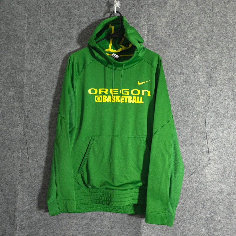 Nike Oregon Basketball‎ Therma-FIT Hoodie Pullover Green NCAA Sports Basketball